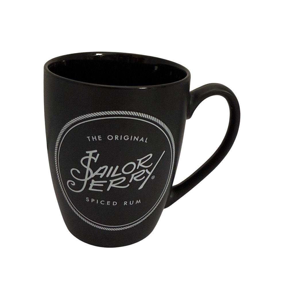 Sailor Jerry Spiced Rum‎ Black Ceramic Mug Coffee Cup
